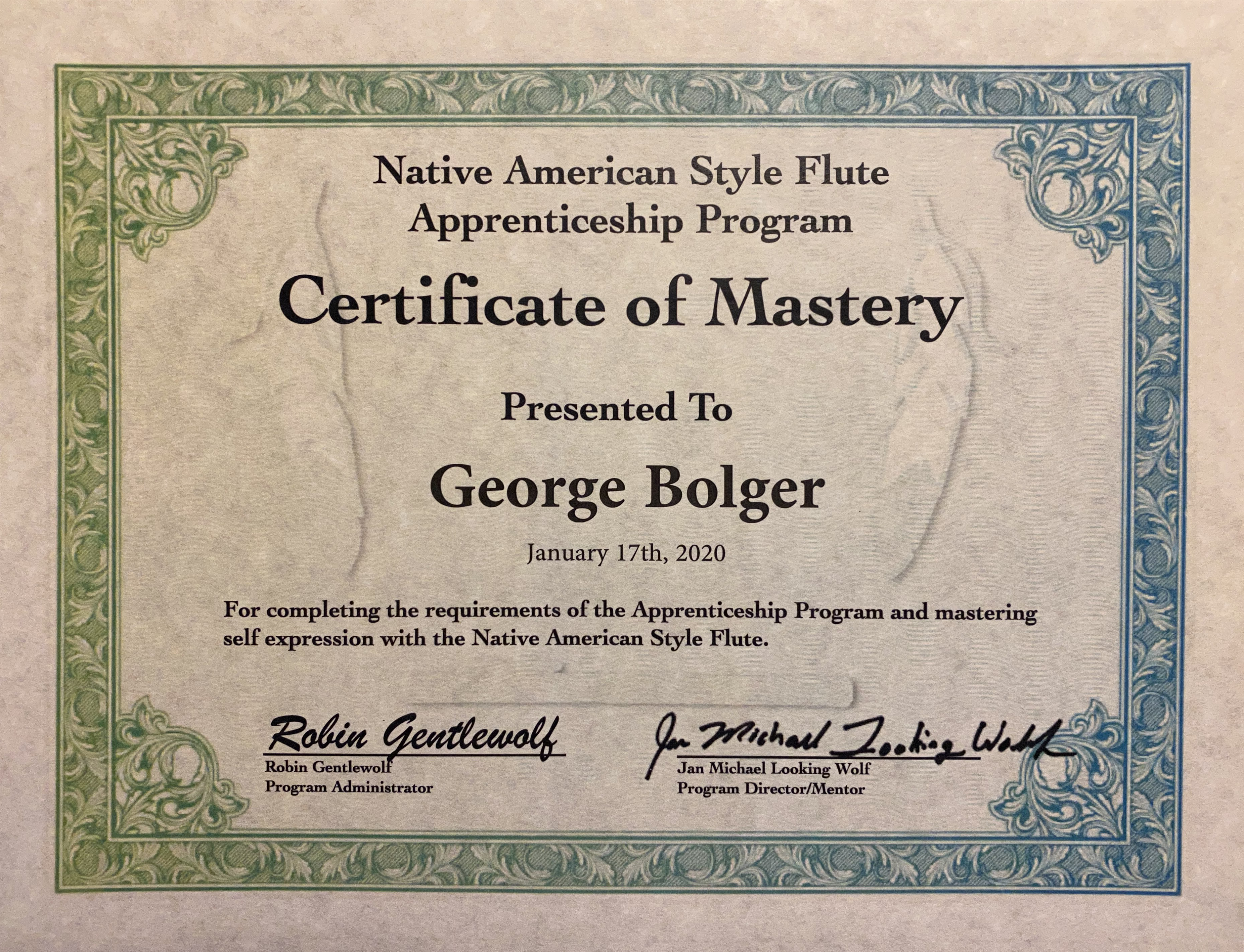 NAF Certificate