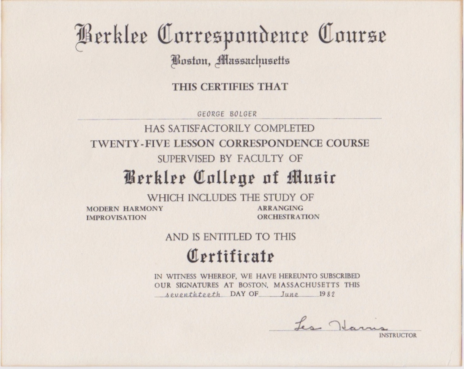Berkley Diploma